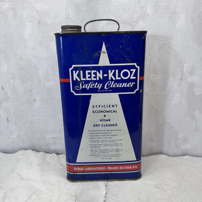 Kleen-Kolz Safety Cleaner Temper Vintage Tin 