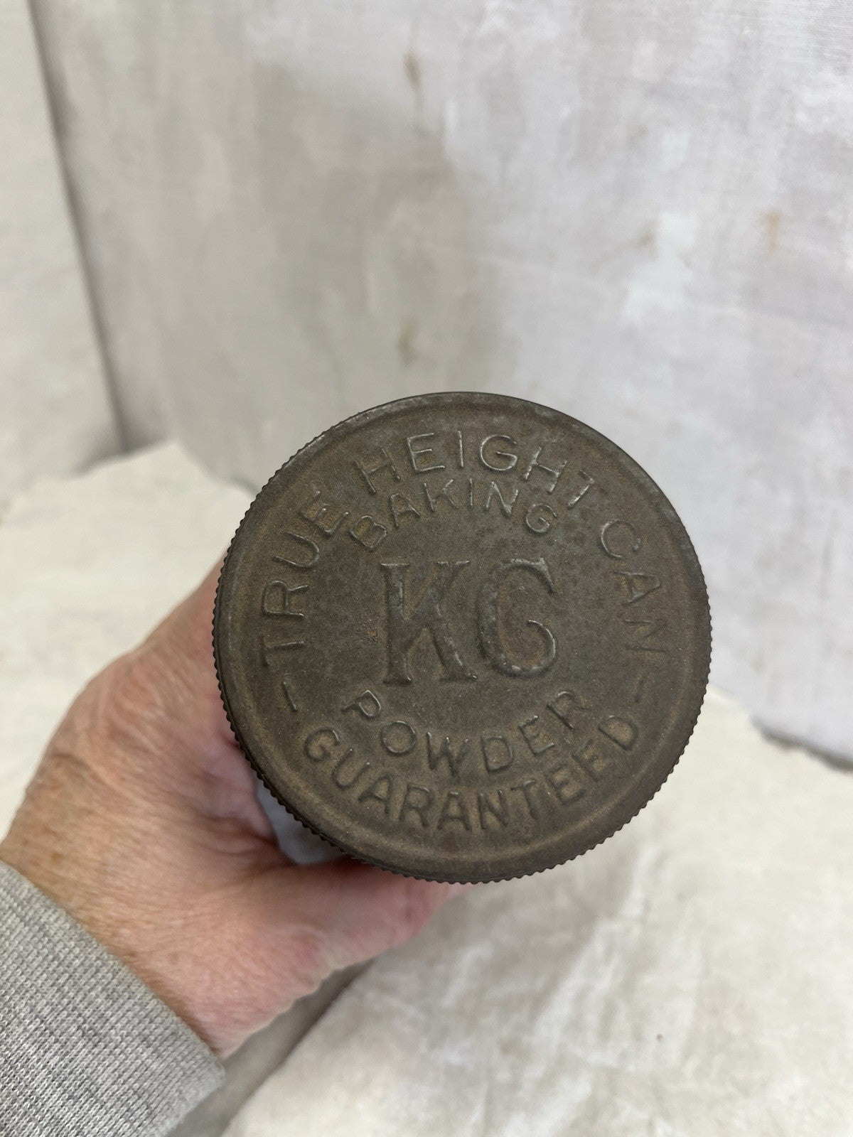 KC Baking Powder Tin Vintage 