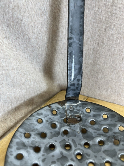 Grey Enamel Strainer 