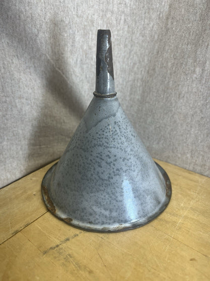Grey Enamel Funnel