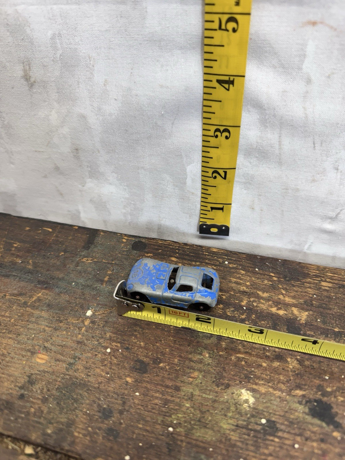 Vintage Tootsie Toy Chevrolet Blue Car