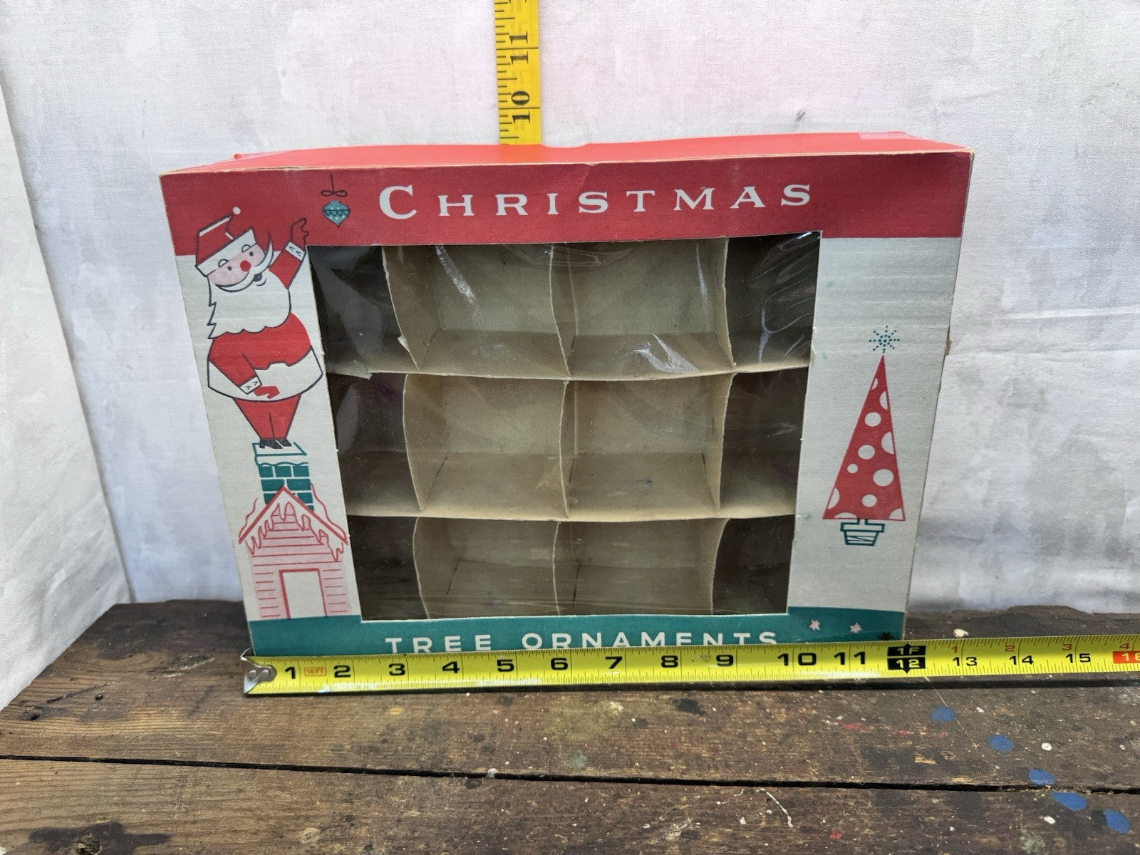 Fantasia Brand Christmas Tree Ornament Empty Box Vtg #1382