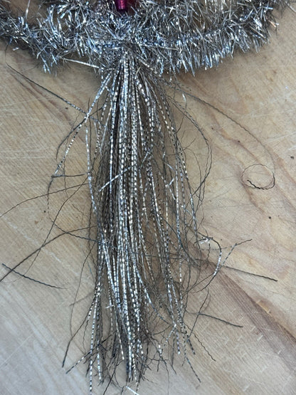 Victorian Christmas Ornament Fringe Gold Antique  #1306