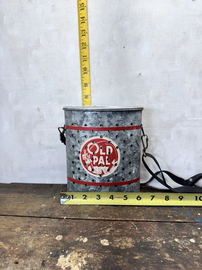 Vintage Old Pal Minnow Bucket #S-1803