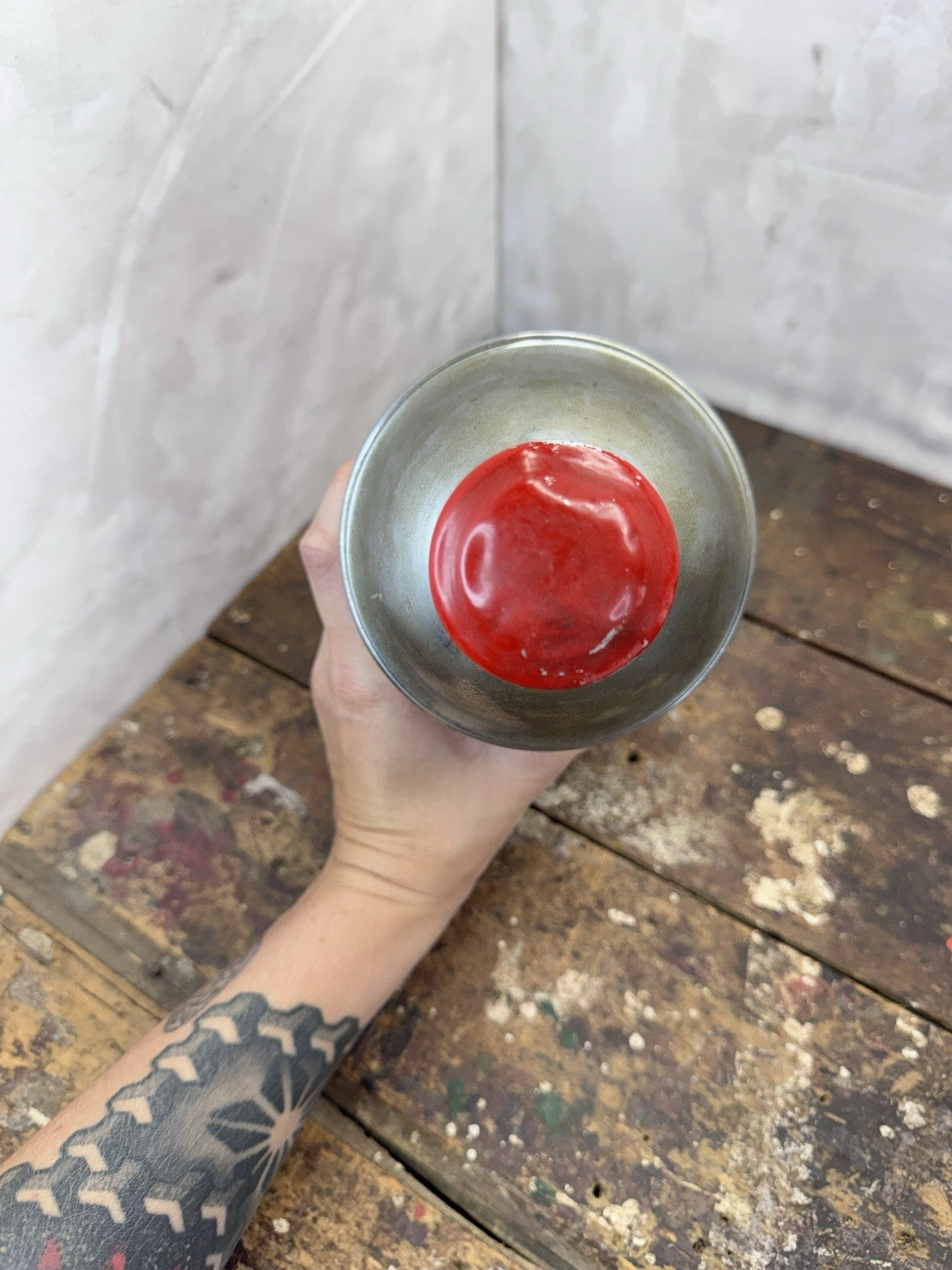 Vintage Red Rooster Cocktail Shaker #1011