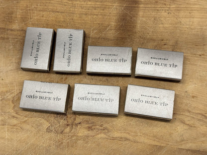 Ohio Blue Tip Match Boxes Vtg #1546