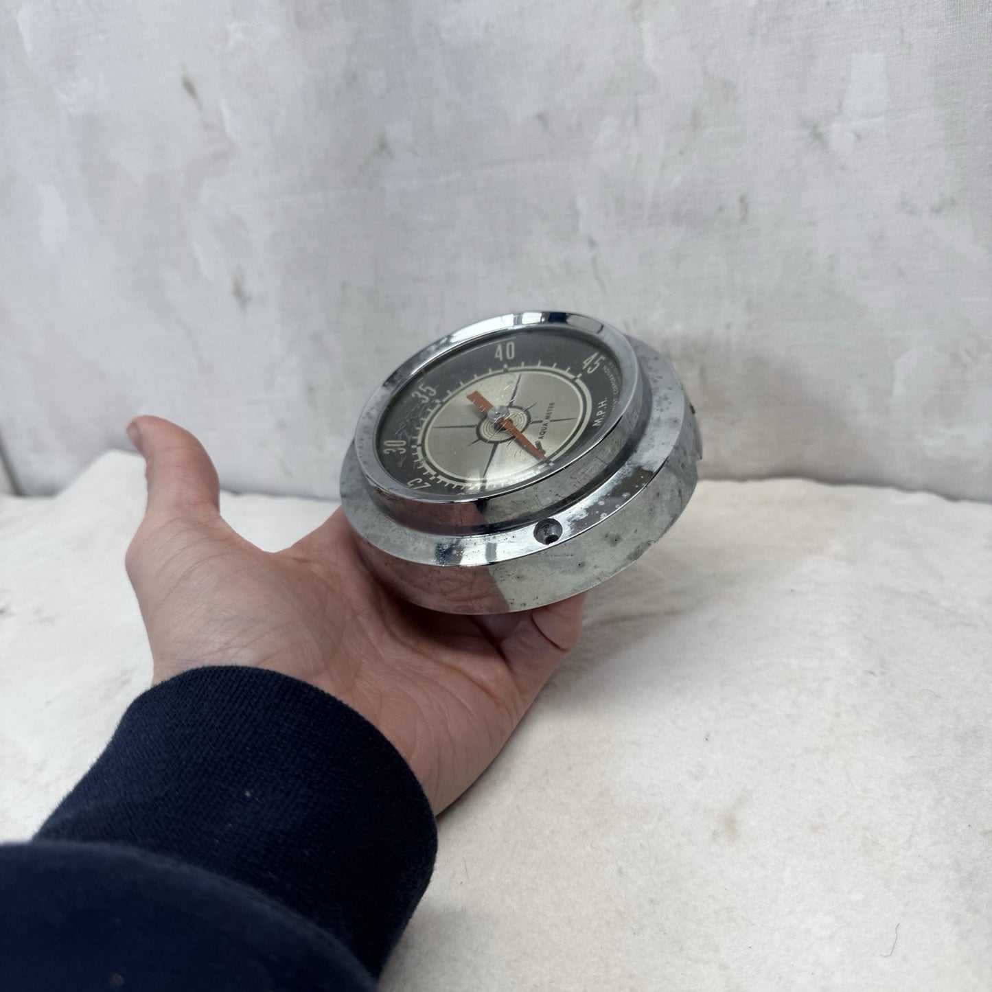 Vintage Aqua Meter Boat Speedometer 