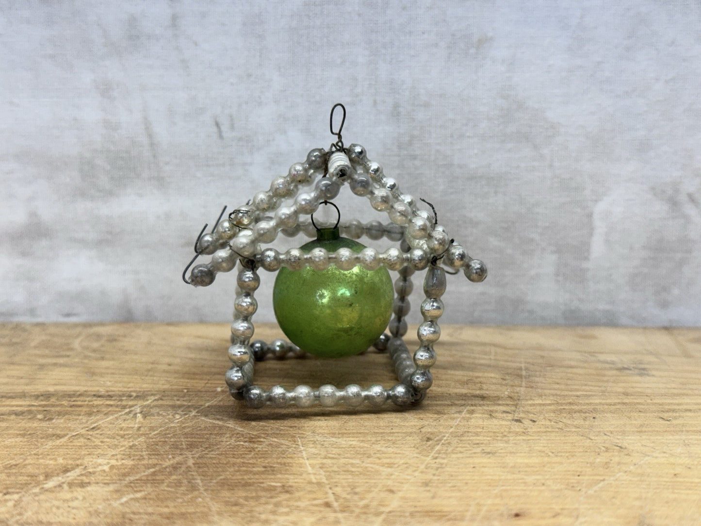 Victorian Glass Bead House Ornament #1577