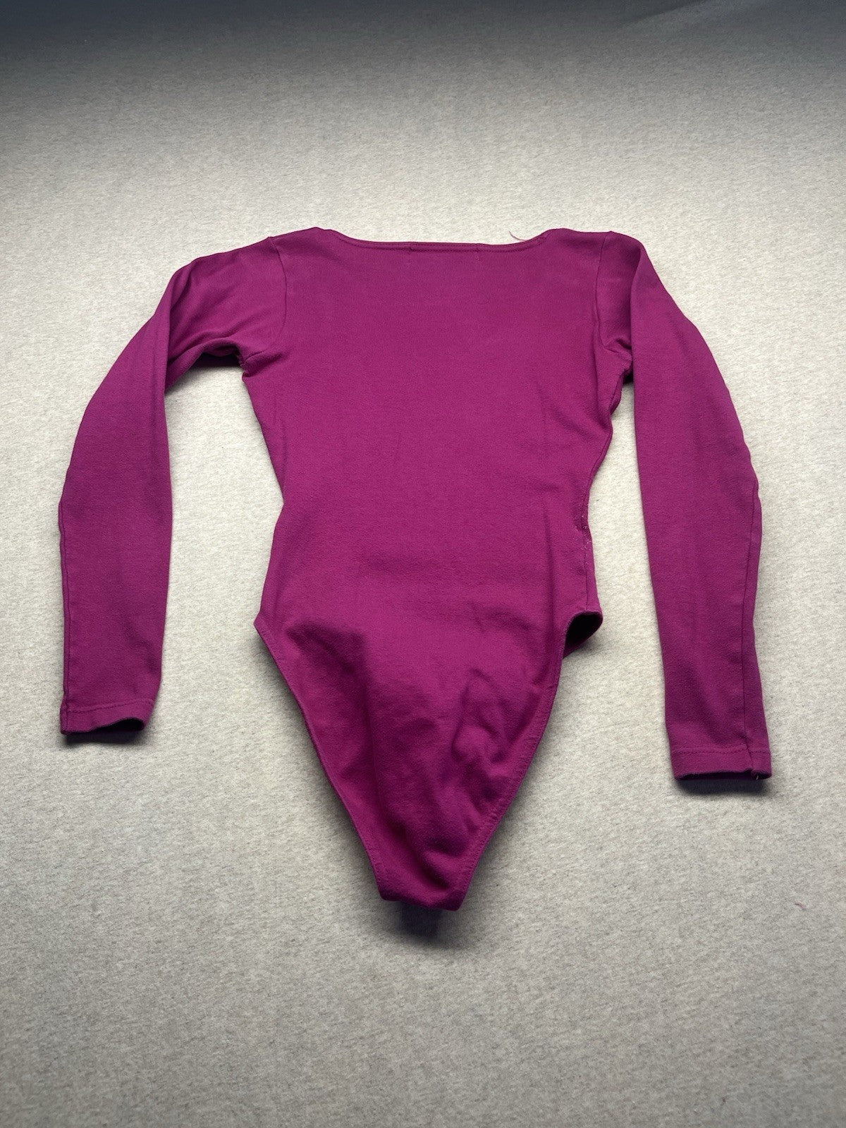 1990s Women’s Pink L Sleeve Knit Body Suit