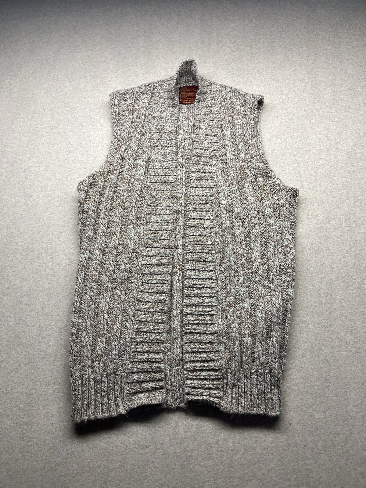 1960s, 70s Grandpas Kings Road Brown Cardigan Sweater