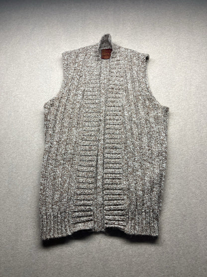 1960s, 70s Grandpas Kings Road Brown Cardigan Sweater