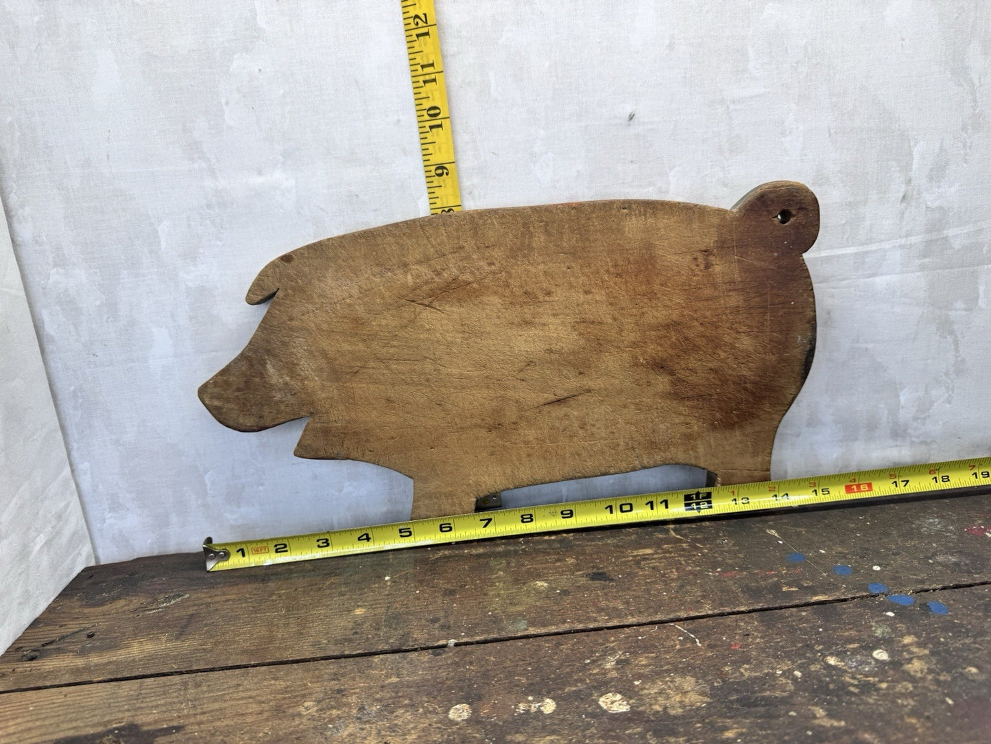 Vintage Pig Cutting Board #1069