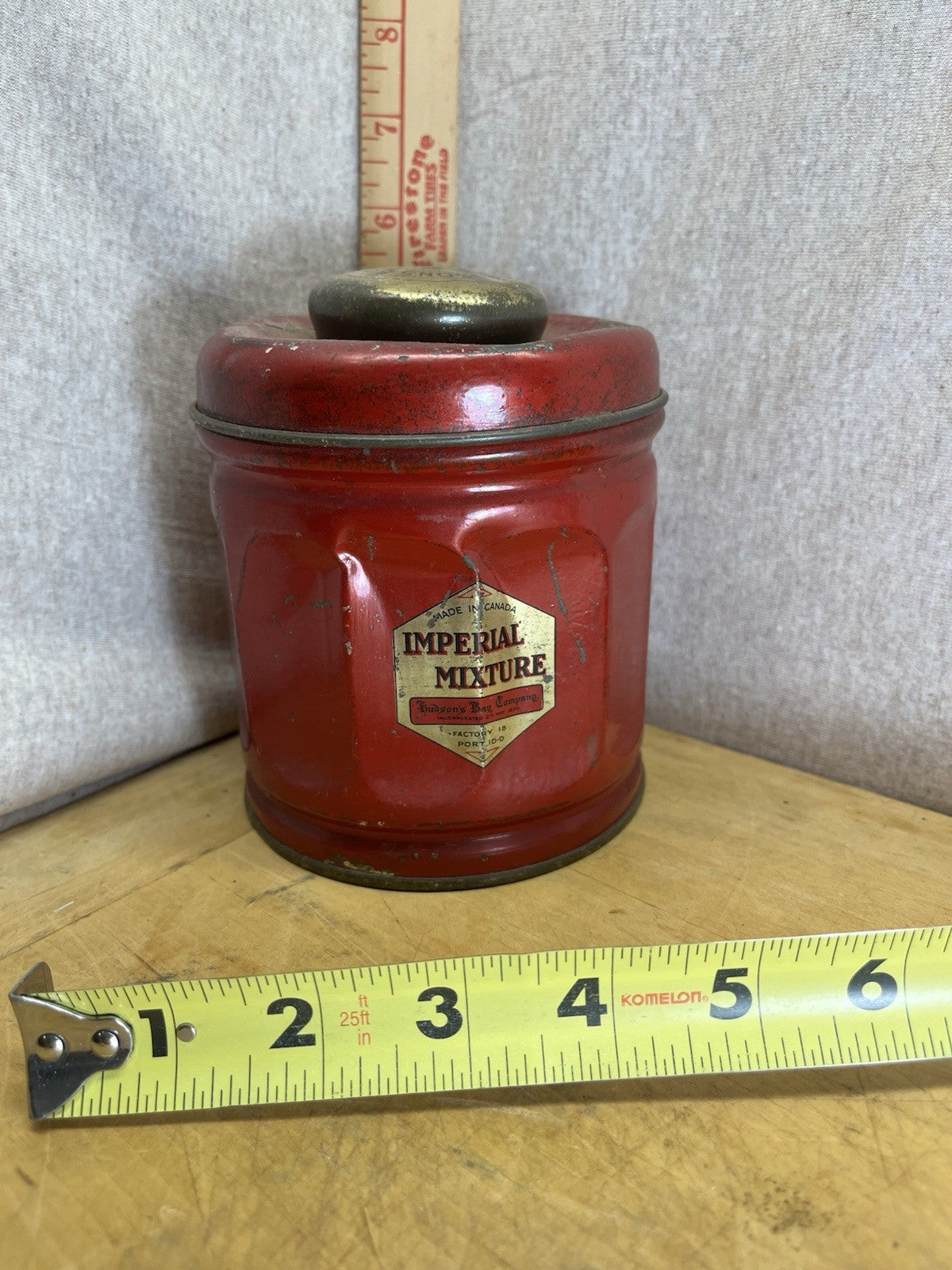 Imperial Mixture Empty Tobacco Tin