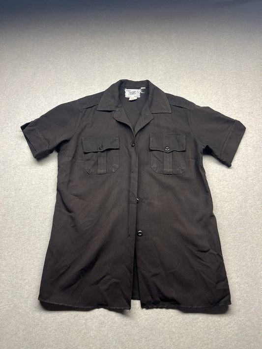 1960s Women’s Brown Cotton POLICE Uniform Top