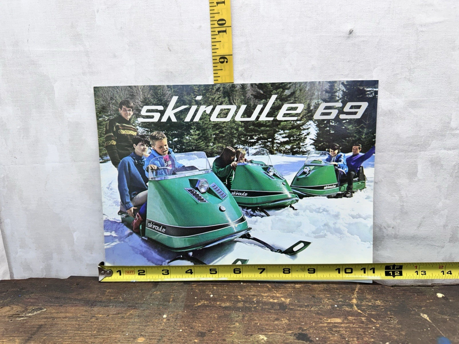 1969 Skiroule Brochure Pamphlet NOS #1499