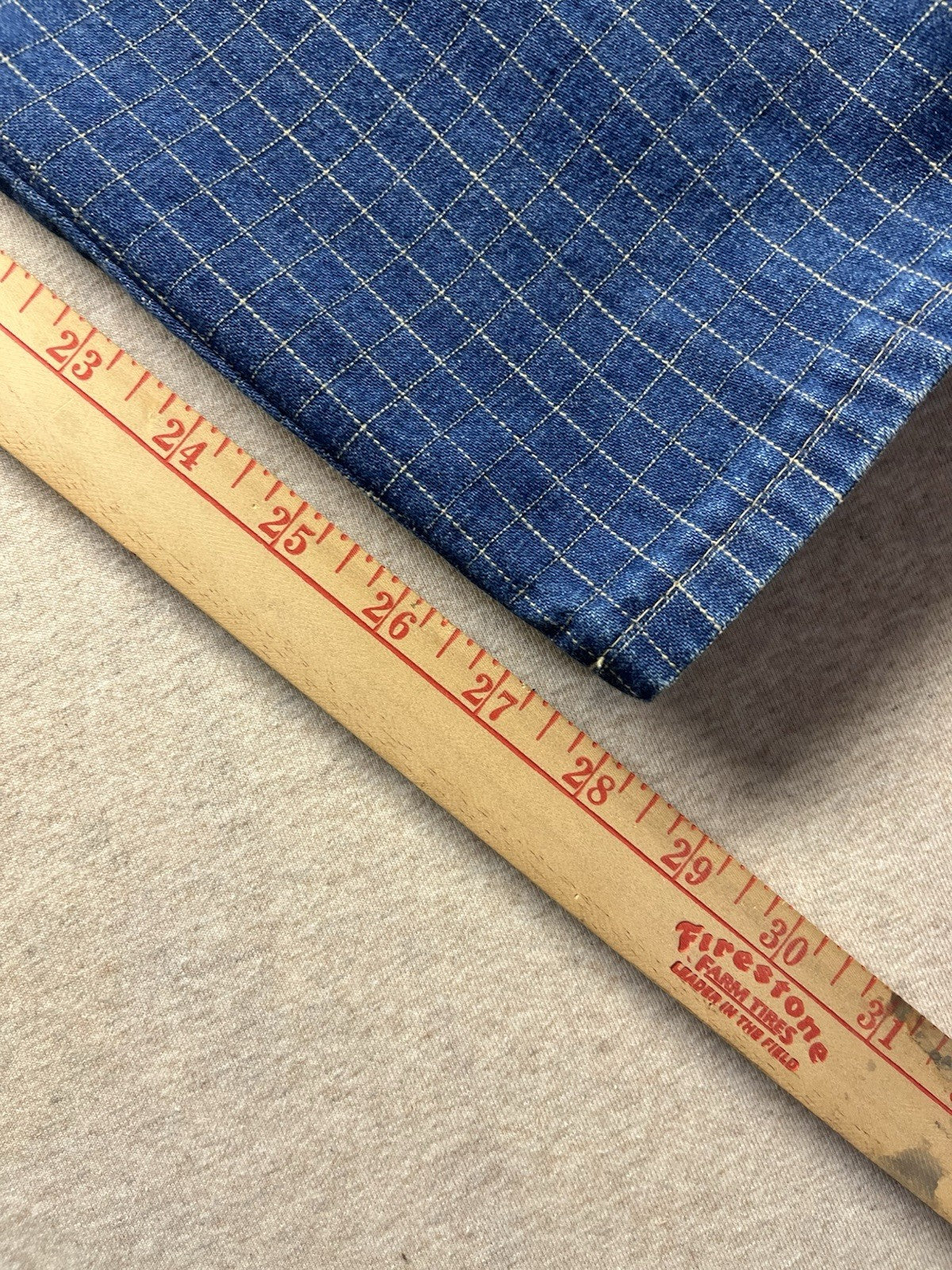 1980s Women’s Tour De France Checkered Jeans