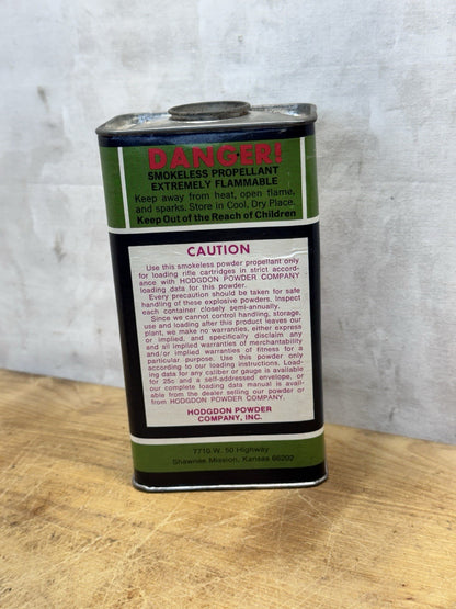 Hodgdon Rifle Powder  Vtg Composite Empty #1469