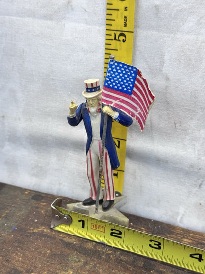 Patriotic Uncle Sam Figurine Vtg Japan #1438