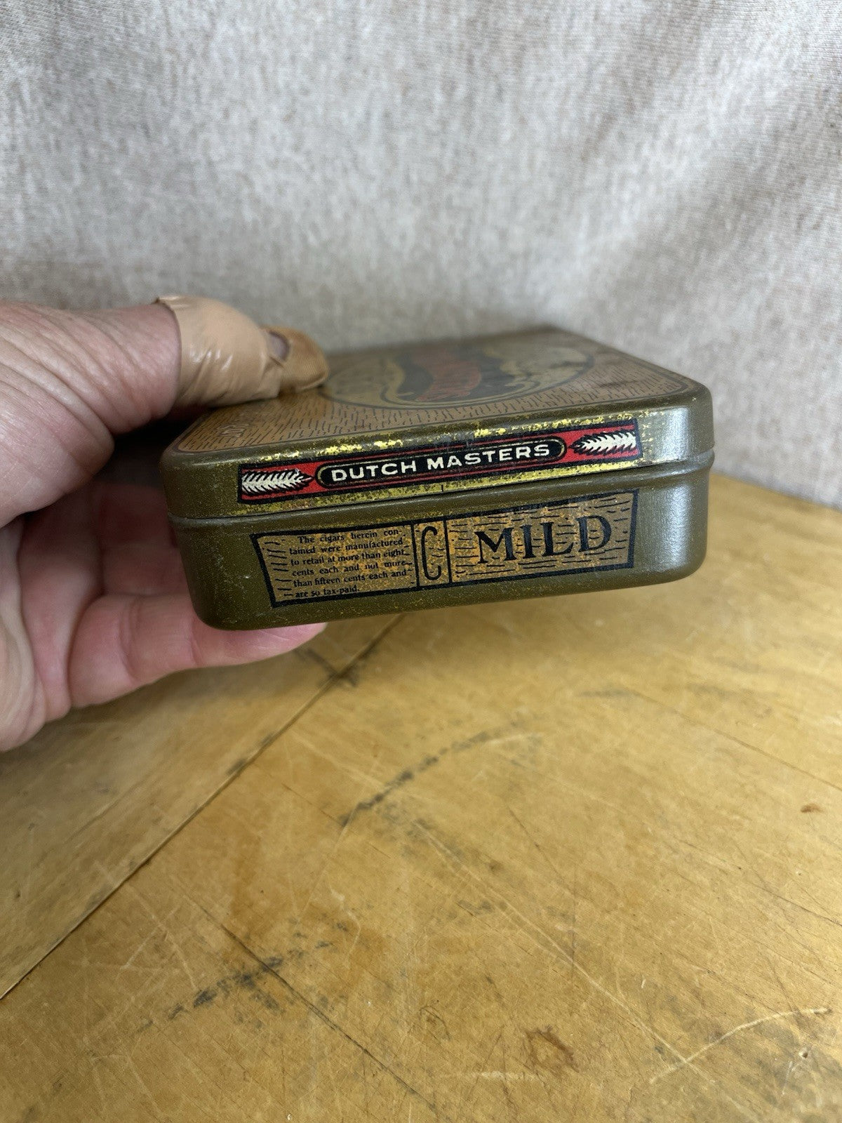 Dutch Masters Empty Vintage Tobacco Tin