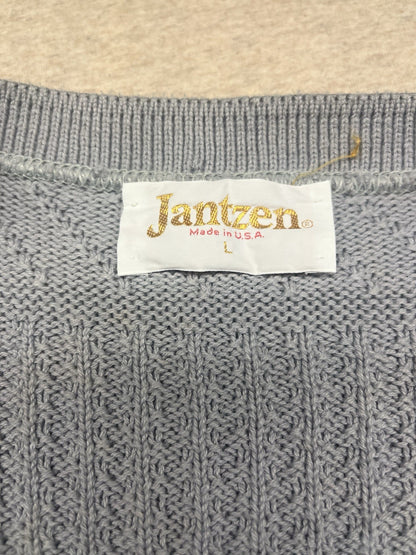 1980s Men’s Grey Knit Vest