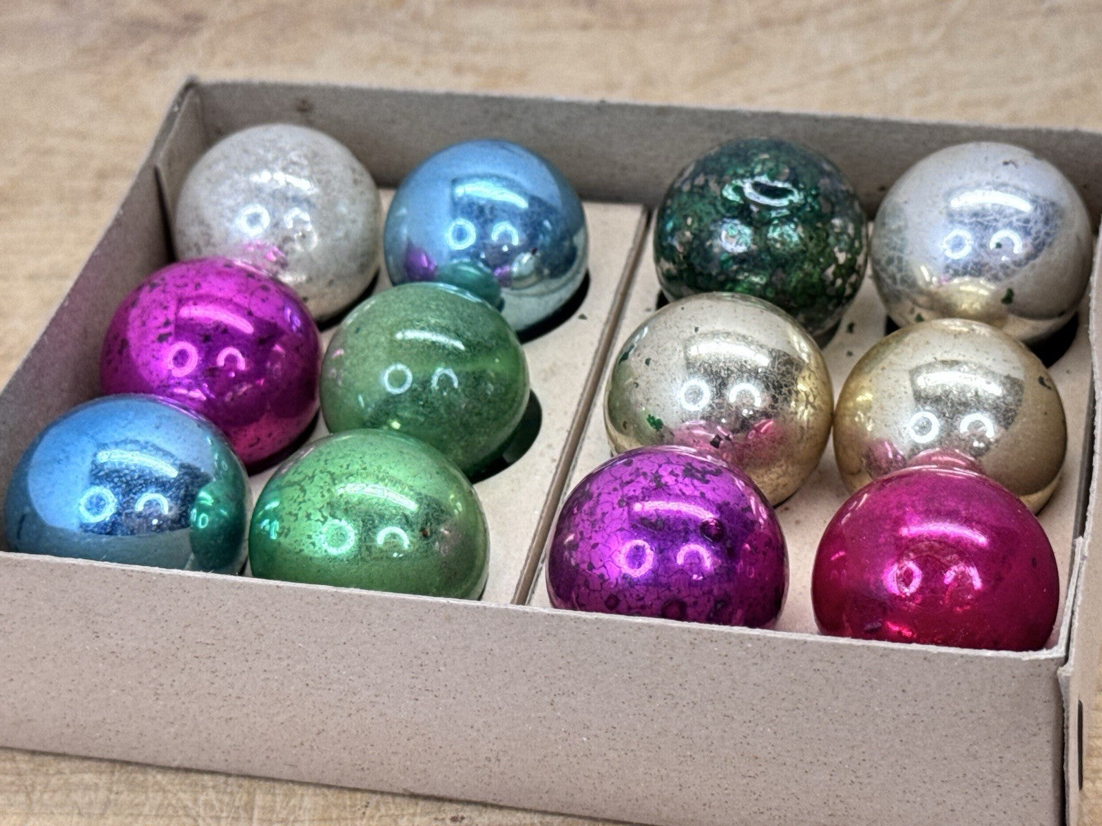 Vintage Shiny Brite Mini Ornaments #1089