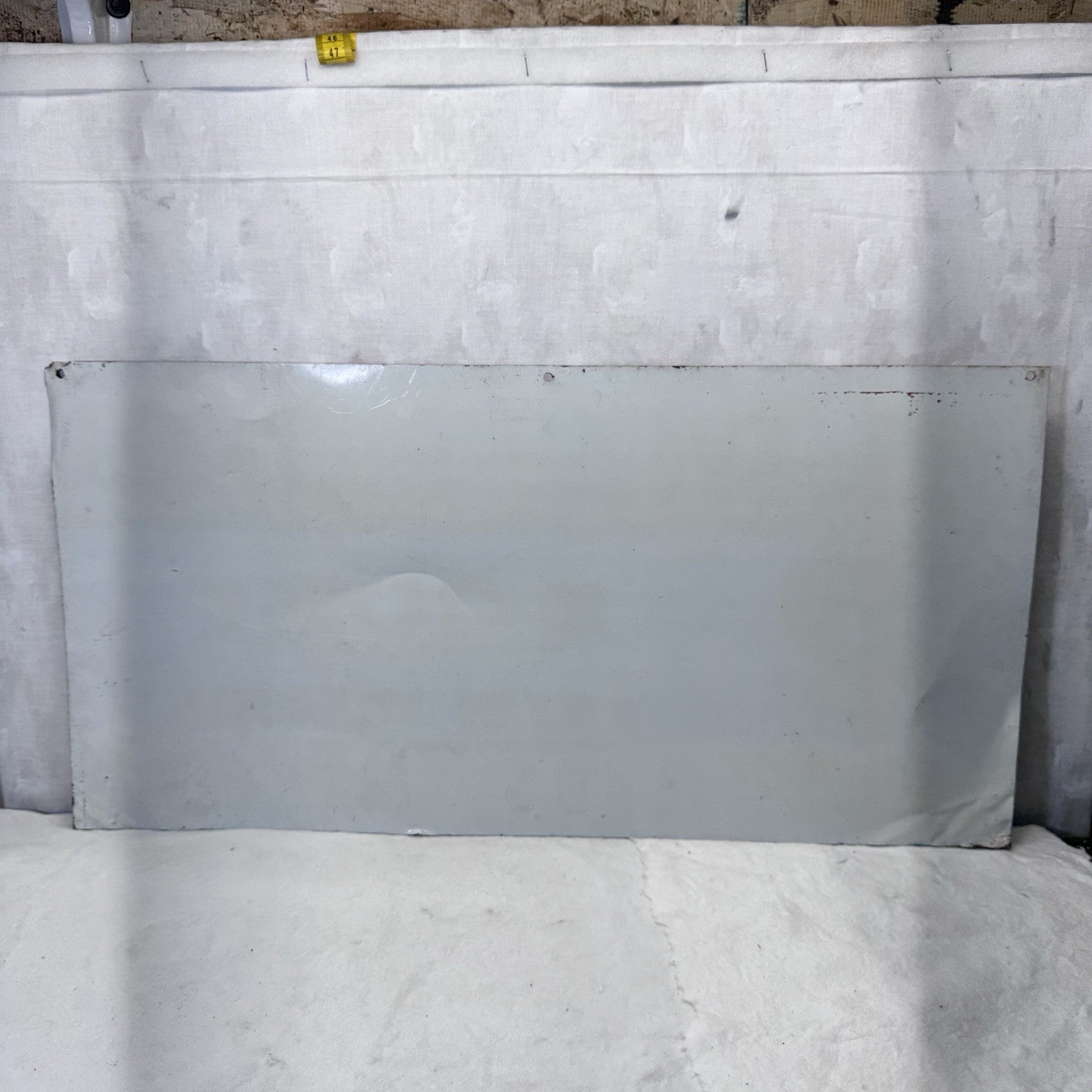 C.M Feeds Columbus Mills Metal Feed Sign Vintage 