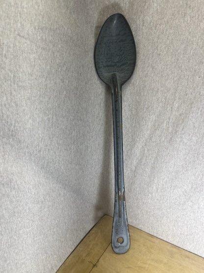 Grey Enamel 15 1/4” Spoon