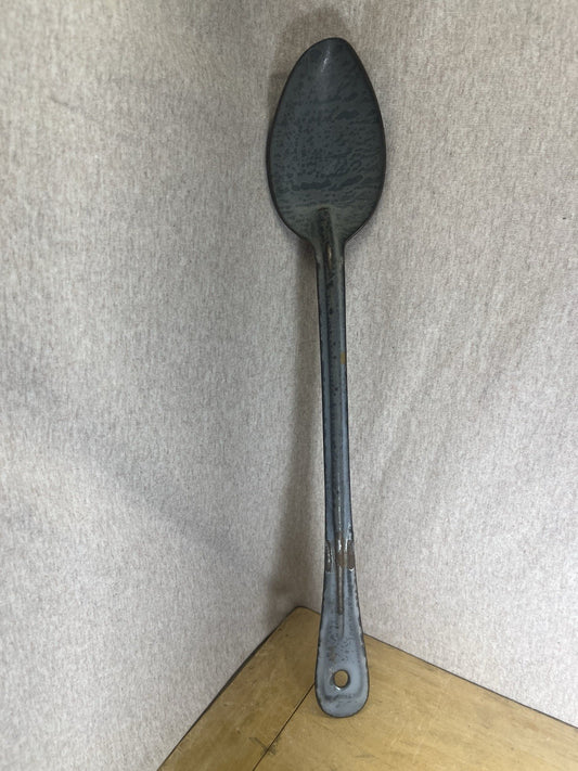 Grey Enamel 15 1/4” Spoon