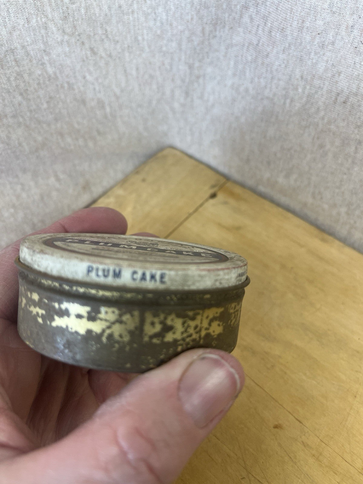 Mac Barns Plum Cake Navy Blend Tobacco Empty Tin