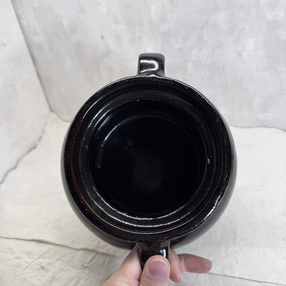 Vintage Stoneware Pot Red Wing No Lid 