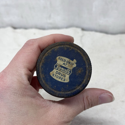 Small Rexall Vintage Glass Jar 