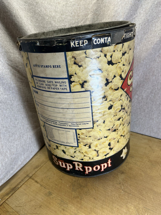 Sup R Popt Vintage Popcorn Tin