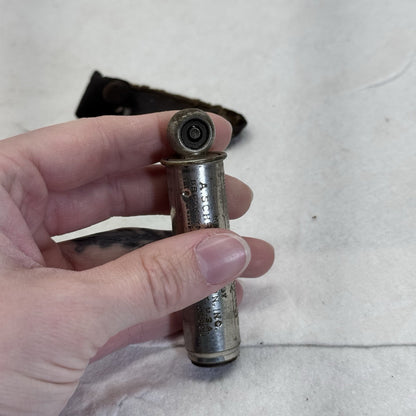 Schrader Balloon Tire Gauge With Case Vintage 