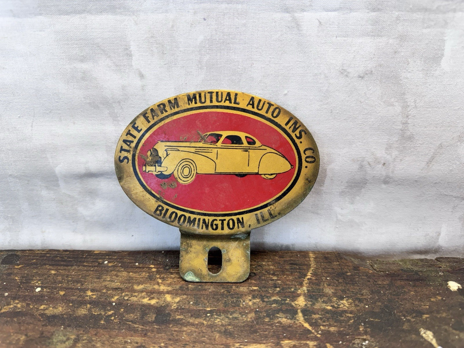 1940s State Farm License Plate Topper #1051