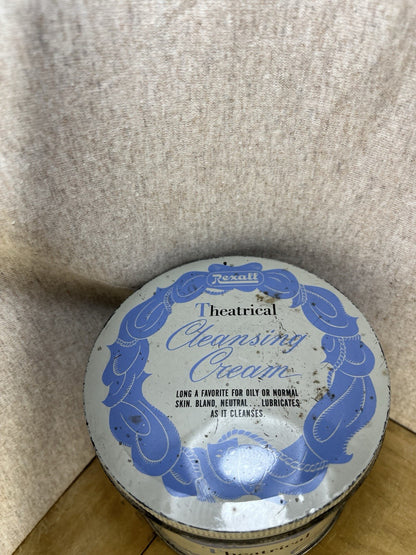 Vintage Theatrical Empty Cream Tin