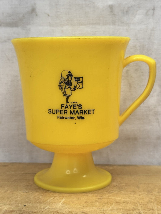 Faye’s Advertisement Cup Fairwater Wisconsin #1325