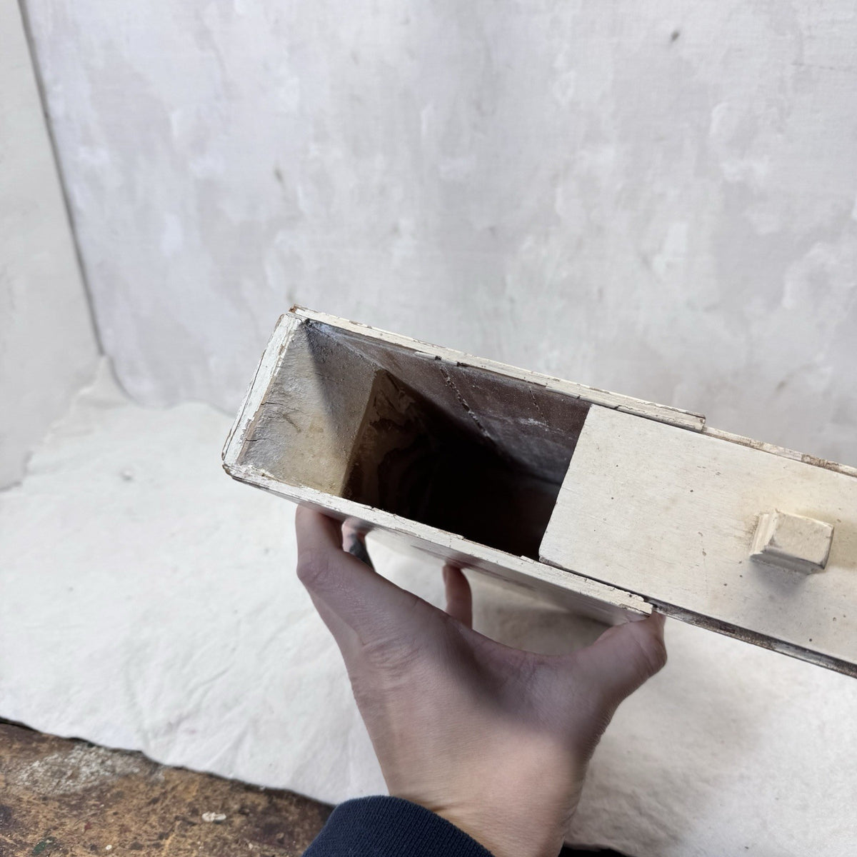 Wooden Laundry Soap Chip Dispenser Vintage 