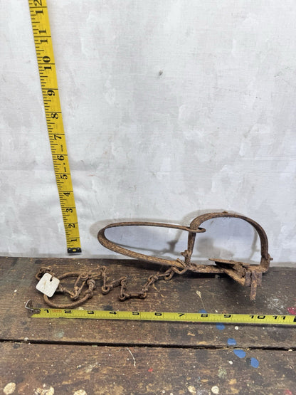 Rustic Vintage Hunting Trap Wisconsin 1969-1970 Tags