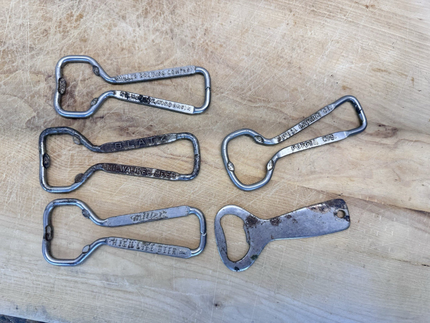 Pabst Miller Blatz Vintage Bottle Openers #1553