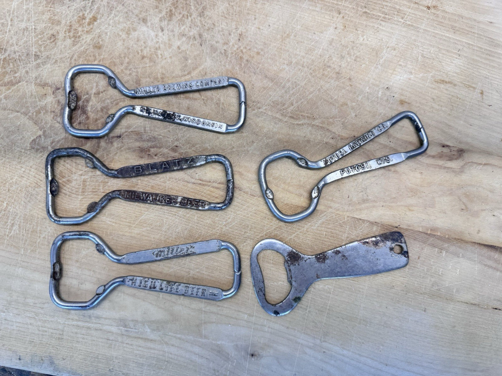 Pabst Miller Blatz Vintage Bottle Openers #1553