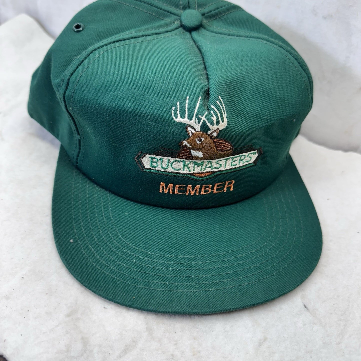Buckmaster Member Green SnapBack Vintage Hat NOS