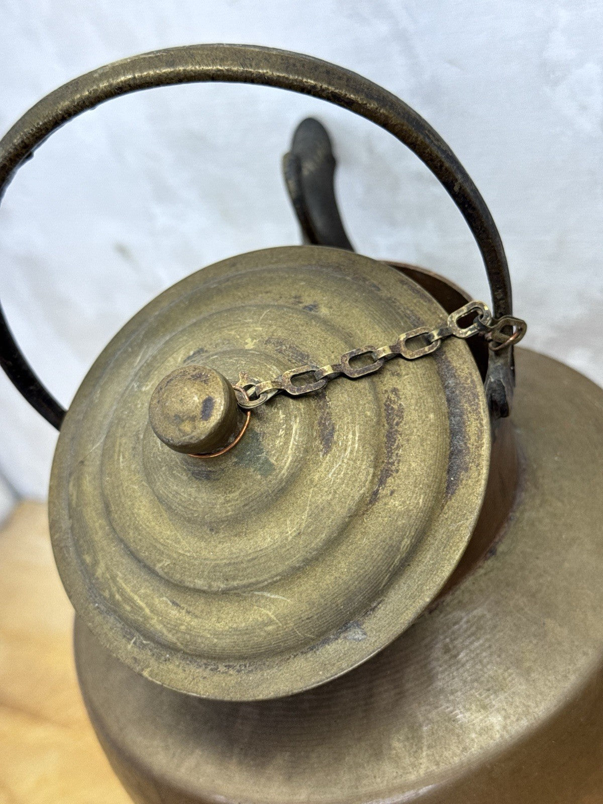 Amphora Copper Jug ​​with Brass Spout 1900-1920 Antique #1160