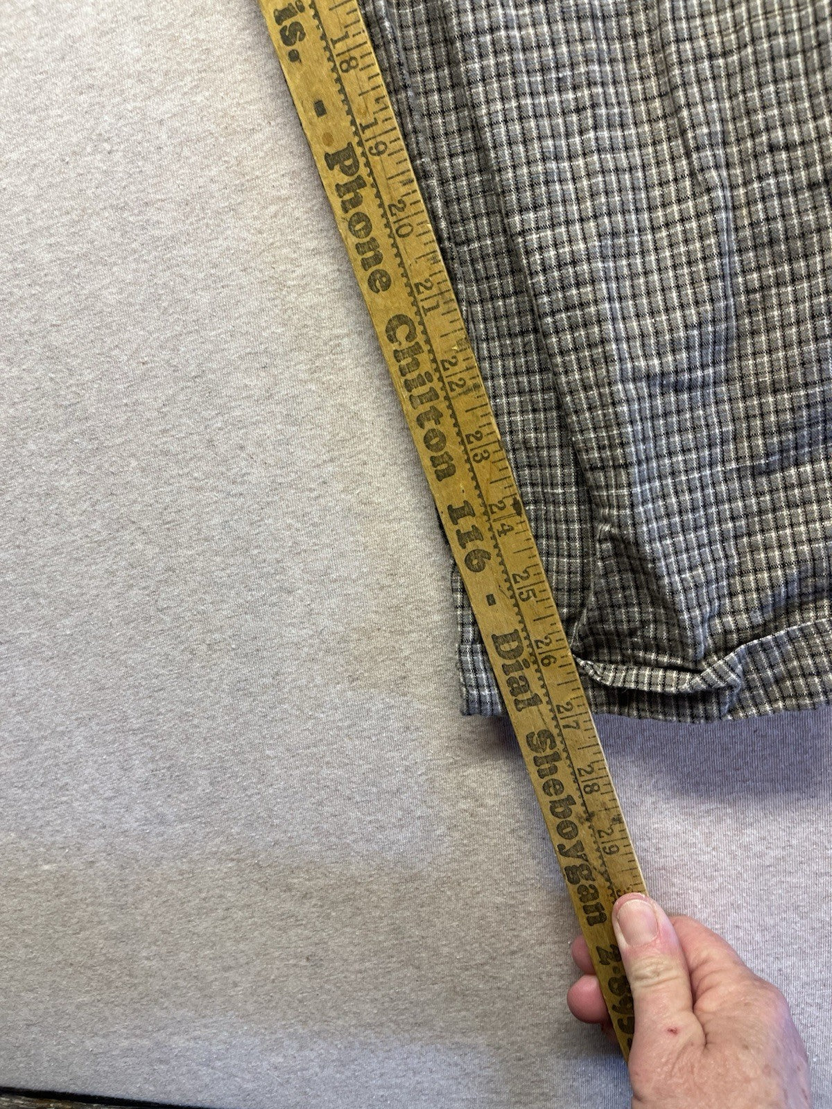 1990s Women’s Brown Plaid Cotton Pants