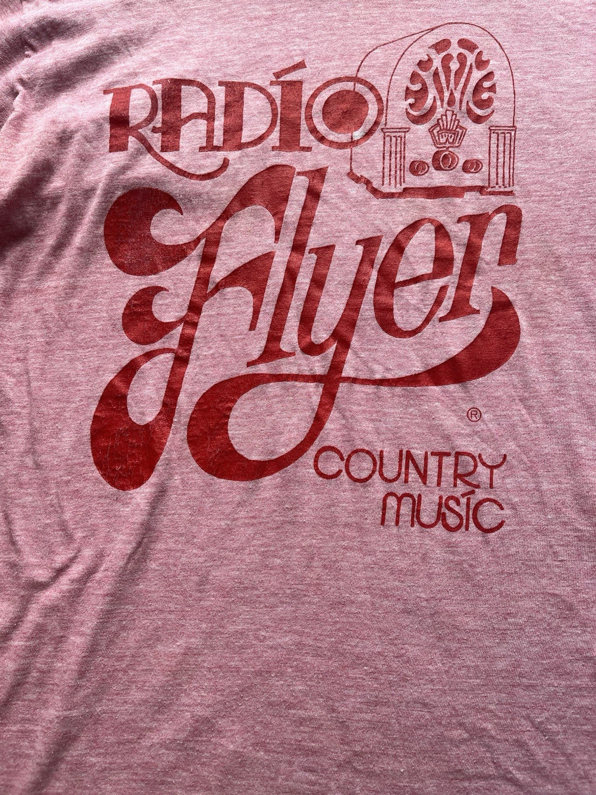 1970s, 80s Red Distessed Radio Flyer Tshirt