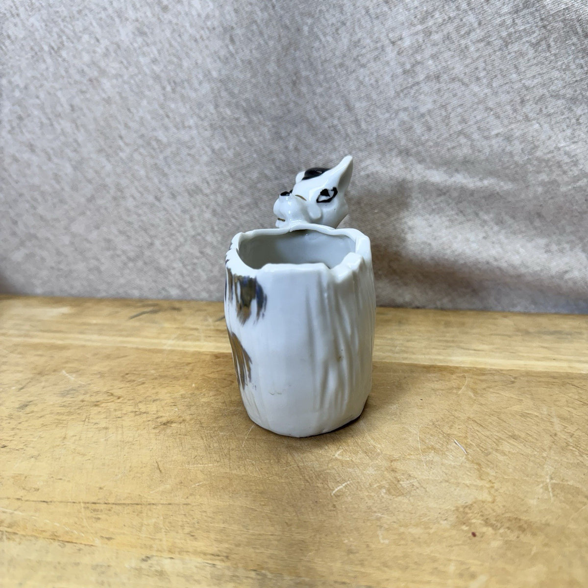 Vintage Toothpick Holder Animal Figurine