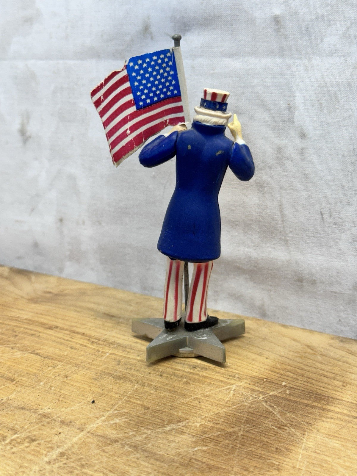 Patriotic Uncle Sam Figurine Vtg Japan #1438