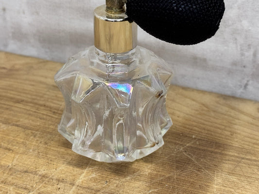 Opalescent Vtg Perfume Bottle Atomizer #1374