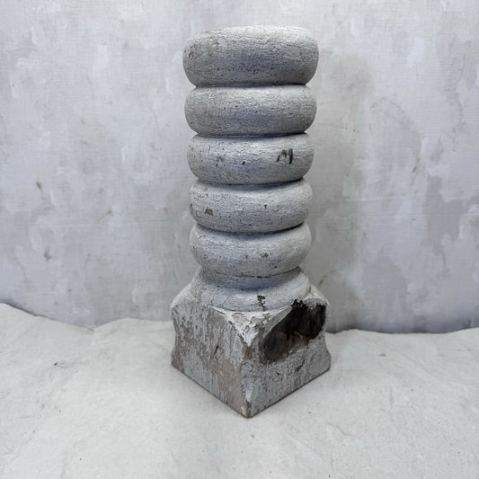 Repurposed Porch Pillar Riser Decor Vintage Wooden