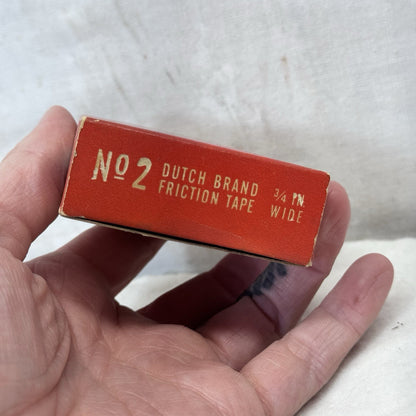 No. 2 Dutch Brand Friction Tape Empty Box Vintage