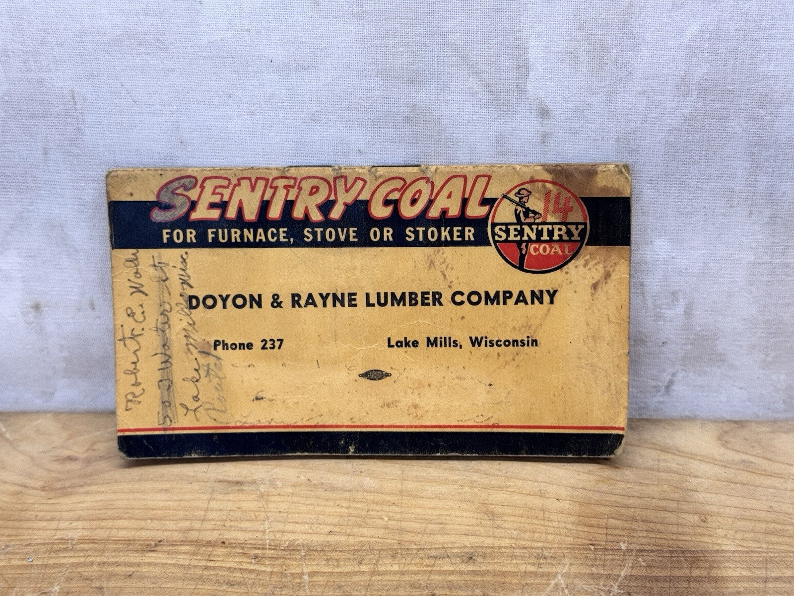 Doyon & Rayne Lumber Company Lake Mills Wisconsin Advertising #1404